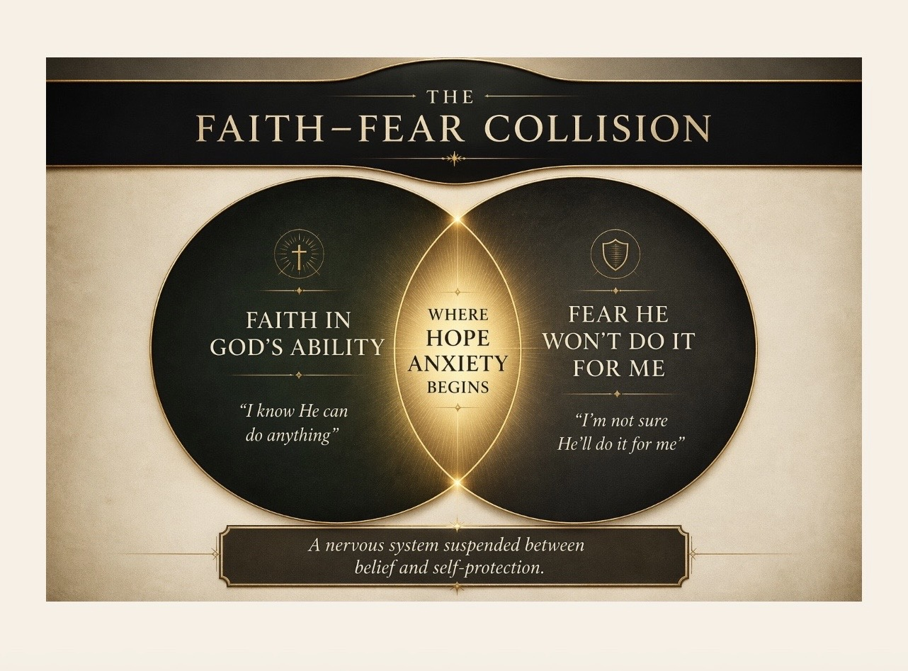 The Faith-Fear Collision